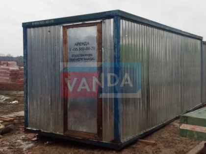 Б/У блок контейнер с тамбуром 5.85x2.45